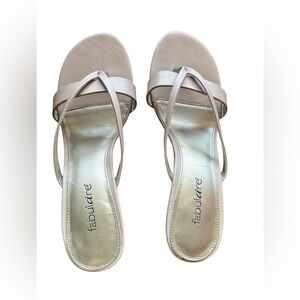 EUC Fabulaire Women's Heels Nude Size 10